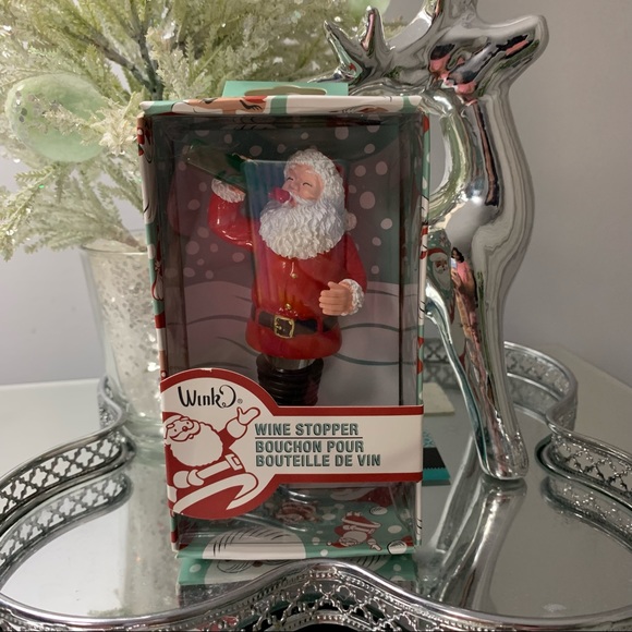 Santa Claus Wine Stopper - Picture 1 of 3